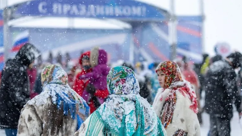 На каждом Дне оленевода стараются удивить гостей. Фото: Юлия Чудинова/ "Ямал-Медиа"