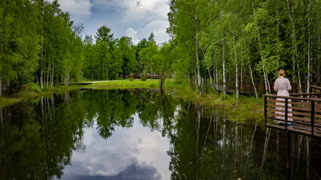 Парк "Здоровье" в Тарко-Сале. Фото: предоставлено пресс-службой губернатора ЯНАО